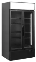 Vitrine réfrigérée noire 2 portes vitrées positive - Tefcold - FSC1000H BLACK Vitrine réfrigérée noire 2 portes vitrées positive - Tefcold - FSC1000H BLACK