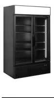 Vitrine réfrigérée noire 2 portes vitrées positive - Tefcold - FSC1200H BLACK Vitrine réfrigérée noire 2 portes vitrées positive - Tefcold - FSC1200H BLACK