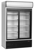 Refroidisseur de présentation 2 portes vitrées coulissantes Blanche positive - Tefcold - FSC1200S Refroidisseur de présentation 2 portes vitrées coulissantes Blanche positive - Tefcold - FSC1200S