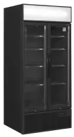 Vitrine réfrigérée noire 2 portes vitrées positive - Tefcold - FSC891H Black Vitrine réfrigérée noire 2 portes vitrées positive - Tefcold - FSC891H Black