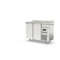 Table desserte réfrigérée positive 2 portes pleines tiroir neutre et dosseret 100 mm capacité 325 l - coreco - fsr-150-s - Coreco - FSR-150-S