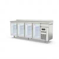Table desserte réfrigérée positive 4 portes vitrées tiroir neutre et dosseret 100 mm capacité 684 l - coreco - fsrv-250-s - Coreco - FSRV-250-S Table desserte réfrigérée positive 4 portes vitrées tiroir neutre et dosseret 100 mm capacité 684 l - coreco - fsrv-250-s - Coreco - FSRV-250-S