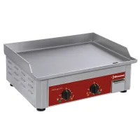 Plaque à snacker professionnelle monophasé à poser surface inox lisse 3.5 kW - Diamond Promo - FTE-60/XC Plaque à snacker professionnelle monophasé à poser surface inox lisse 3.5 kW - Diamond Promo - FTE-60/XC