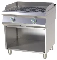 Plaque à snacker rainurée sur placard ouvert triphasé 9 kW - RM Gastro - FTR 780 E