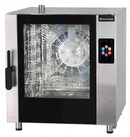 Four mixte professionnel Triphasé 6 niveaux 600x400 mm commandes tactiles - Furnotel - FXDT606E