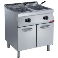 Friteuse professionnelle gaz 2 cuves 2 x 15 litres 2 paniers - Diamond - G17/F30A8-N Friteuse professionnelle gaz 2 cuves 2 x 15 litres 2 paniers - Diamond - G17/F30A8-N
