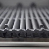 Photo 3 - Grill professionnel pierre de lave gaz à poser, grille fonte 2 modules, 800x700x250/320 mm - diamond - g17/gpl8t-ng - Diamond - G17/GPL8T-NG