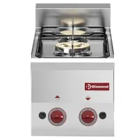 Cuisinière professionnelle gaz 2 feux sur four 6,9 kW - Diamond Promo - G60/2F3T-N Cuisinière professionnelle gaz 2 feux sur four 6,9 kW - Diamond Promo - G60/2F3T-N