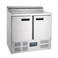Saladette réfrigérée positive avec couvercle et capacité 5 x GN 1/6 - Polar - G604 Saladette réfrigérée positive avec couvercle et capacité 5 x GN 1/6 - Polar - G604