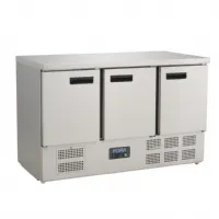 Table desserte réfrigérée positive 368 L 3 portes - Polar - G622