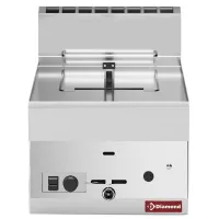 Friteuse professionnelle gaz à poser 1 cuve 8 litres 6,3 kw - diamond promo - g65/f8-4t-n - Diamond promo - G65/F8-4T-N