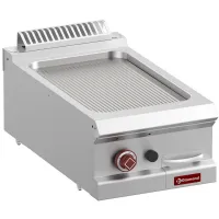 Plaque de cuisson gaz à poser rainurée et lisse 7 kW - Diamond - G7/PR4T-N Plaque de cuisson gaz à poser rainurée et lisse 7 kW - Diamond - G7/PR4T-N