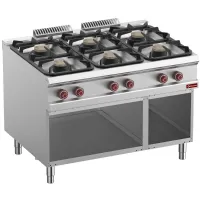 Fourneau professionnel gaz 6 brûleurs 54 kw - diamond promo - g9/6ba12-n - Diamond promo - G9/6BA12-N Fourneau professionnel gaz 6 brûleurs 54 kw - diamond promo - g9/6ba12-n - Diamond promo - G9/6BA12-N