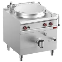 Marmite professionnelle gaz 150 litres chauffage indirect 800x900x850/920 mm - Diamond - G9/M15I8-N