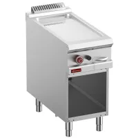 Plaque de cuisson gaz lisse chromée 9,2 kW - Diamond - G9/PLCA4-N Plaque de cuisson gaz lisse chromée 9,2 kW - Diamond - G9/PLCA4-N