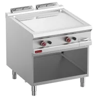 Plaque de cuisson gaz lisse chromée 18,4 kW - Diamond - G9/PLCA8-N Plaque de cuisson gaz lisse chromée 18,4 kW - Diamond - G9/PLCA8-N