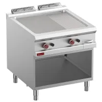 Plaque de cuisson gaz 2/3 lisse et 1/3 rainurée 18,4 kw - diamond - g9/pma8-n - Diamond - G9/PMA8-N Plaque de cuisson gaz 2/3 lisse et 1/3 rainurée 18,4 kw - diamond - g9/pma8-n - Diamond - G9/PMA8-N