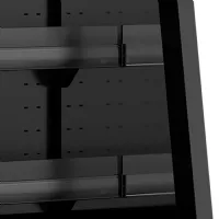 Photo 3 - Vitrine murale de supermarché réfrigérée noire 2 portes vitrées positive - tefcold - galaxy+ gpl10fgd black - Tefcold - Galaxy+ GPL10FGD Black