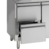 Photo 3 - Réfrigérateur de comptoir gn1/1 - 3 portes inox 402 l -2 à +10 °c positive - tefcold - gc73 - Tefcold - GC73