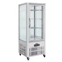 Vitrine à pâtisserie positive 400 l 4 faces vitrées 4 étagères - polar - gd881 - Polar - GD881 Vitrine à pâtisserie positive 400 l 4 faces vitrées 4 étagères - polar - gd881 - Polar - GD881