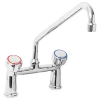 Robinetterie professionnelle pour plonge cuisine mélangeur 2 trous bec en u, raccord 3/4 - virtus - gdz0002 - Virtus group - GDZ0002 Robinetterie professionnelle pour plonge cuisine mélangeur 2 trous bec en u, raccord 3/4 - virtus - gdz0002 - Virtus group - GDZ0002