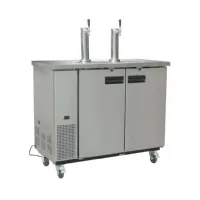 Distributeur de bière en fût à tirage direct 2 fûts 2 robinets - Polar - GE633 Distributeur de bière en fût à tirage direct 2 fûts 2 robinets - Polar - GE633