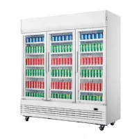 Photo 4 - Vitrine murale de supermarché positive 3 portes 1300 l 1560 mm - polar - ge769 - Polar - GE769