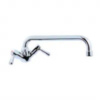 Robinetterie professionnelle pour plonge cuisine en laiton chromé 185x60x310 mm - eratos - geb-2 - Eratos - GEB-2