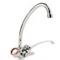 Robinetterie professionnelle pour plonge cuisine en laiton chromé 805x180x70 mm - Eratos - GEM-2 Robinetterie professionnelle pour plonge cuisine en laiton chromé 805x180x70 mm - Eratos - GEM-2