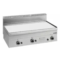 Plaque de cuisson professionnelle gaz lisse chromée 15,3 kw - mbm - gft106lc - Mbm - GFT106LC