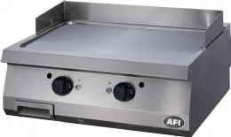 Plaque à snacker pro profondeur 700 Gaz double lisse 14 kW - Afi-Collin-Lucy - GG7G80