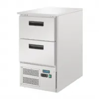 Photo 4 - Table desserte réfrigérée positive 2 tiroirs 65 l - polar - gh332 - Polar - GH332