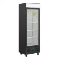 Armoire à Boissons positive 368 L noire avec caisson lumineux - Polar - GH427 Armoire à Boissons positive 368 L noire avec caisson lumineux - Polar - GH427