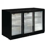 Arrière Bar 3 portes coulissantes 270 bouteilles de 330 ml positif - Polar - GL006