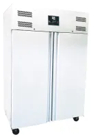 Armoire réfrigérée positive blanche 1 porte pleine, 1200 L, +2/+8°C, intérieur aluminium - l2g - GN1200TNB