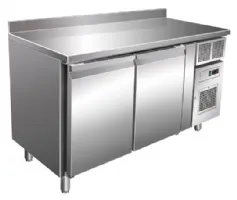 Table réfrigérée positive avec dosseret 2 portes 313 l - nosem - gn2201tna - Nosem - GN2201TNA