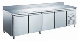 Table desserte réfrigérée professionnelle 4 portes positive avec dosseret 553 l - furnotel - gn4201x - Furnotel - GN4201X Table desserte réfrigérée professionnelle 4 portes positive avec dosseret 553 l - furnotel - gn4201x - Furnotel - GN4201X