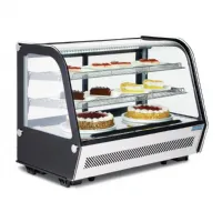 Photo 2 - Vitrine comptoir présentation positive 160 l 886 mm noire - polar - gp291 - Polar - GP291