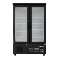 Vitrine murale de supermarché positive 744 l 2 portes 1200 mm noire - polar - gp485 - Polar - GP485 Vitrine murale de supermarché positive 744 l 2 portes 1200 mm noire - polar - gp485 - Polar - GP485