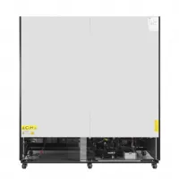 Photo 4 - Vitrine murale de supermarché positive 1156 l 3 portes 1800 mm noire - polar - gp486 - Polar - GP486