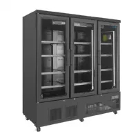 Vitrine murale de supermarché positive 1156 l 3 portes 1800 mm noire - polar - gp486 - Polar - GP486 Vitrine murale de supermarché positive 1156 l 3 portes 1800 mm noire - polar - gp486 - Polar - GP486
