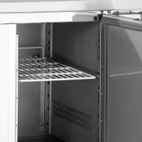 Photo 2 - Comptoir pour saladette gn1/1 - 2 portes pleines inox 225 l +2 à +10 °c positive - tefcold - gs91 - Tefcold - GS91