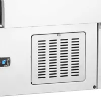 Photo 3 - Comptoir pour saladette gn1/1 - 2 portes pleines inox 225 l +2 à +10 °c positive - tefcold - gs91 - Tefcold - GS91