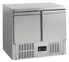 Comptoir pour saladette gn1/1 - 2 portes pleines inox 225 l +2 à +10 °c positive - tefcold - gs91 - Tefcold - GS91 Comptoir pour saladette gn1/1 - 2 portes pleines inox 225 l +2 à +10 °c positive - tefcold - gs91 - Tefcold - GS91