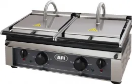 Paninis double plaque rainurée inox 550x300 mm 4 kW Monophasé - Afi-Collin-Lucy - GTP5530 Paninis double plaque rainurée inox 550x300 mm 4 kW Monophasé - Afi-Collin-Lucy - GTP5530