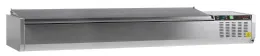 Vitrine réfrigérée gn1/3 avec couvercle 9 bacs gn1/3 positive - tefcold - gvc38-200 s/s - Tefcold - GVC38-200 S/S