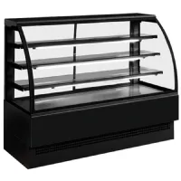 Vitrine réfrigérée de boulangerie pâtisserie comptoir chaud avec 3 étagères, +65°c, longueur 770 mm - noire - virtus - h02fne023 - Virtus group - H02FNE023 Vitrine réfrigérée de boulangerie pâtisserie comptoir chaud avec 3 étagères, +65°c, longueur 770 mm - noire - virtus - h02fne023 - Virtus group - H02FNE023