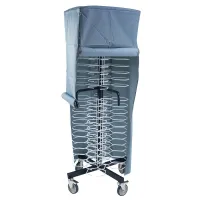 Chariot porte-assiettes 96 assiettes avec housse PVC - Diamond - H96/S Chariot porte-assiettes 96 assiettes avec housse PVC - Diamond - H96/S
