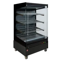 Vitrine chauffante libre-service avec porte vitrée sur roues, , monophasé, 3,1 kw, noire - diamond promo - has08-p5 - Diamond promo - HAS08-P5 Vitrine chauffante libre-service avec porte vitrée sur roues, , monophasé, 3,1 kw, noire - diamond promo - has08-p5 - Diamond promo - HAS08-P5