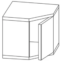 Placard mural inox d'angle avec porte 700x700x660 mm - virtus - hcc1018 - Virtus group - HCC1018 Placard mural inox d'angle avec porte 700x700x660 mm - virtus - hcc1018 - Virtus group - HCC1018